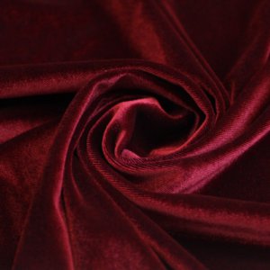 Диванная ткань
 Бархат для штор стрейч цвет бордовый